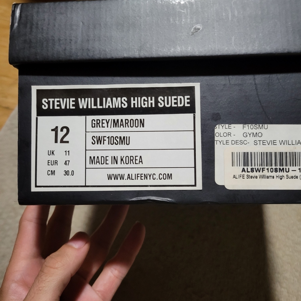 Alife shoes Stevie williams size 12